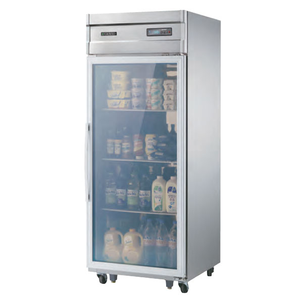 그랜드우성 간냉식 30박스 올냉장고 유리문 올스텐 디지털 WSFM-740R(1G)