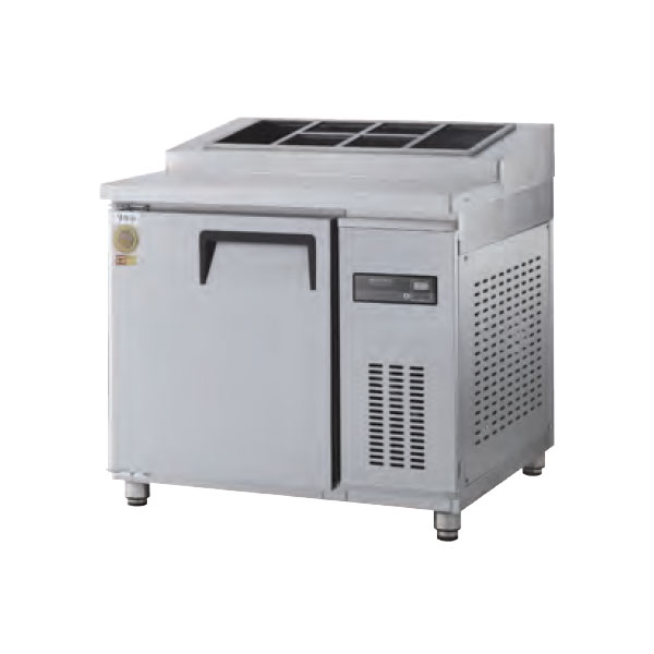 그랜드우성 간냉식 토핑테이블냉장고 3자 900 올스텐 디지털 GWFM-090RTT