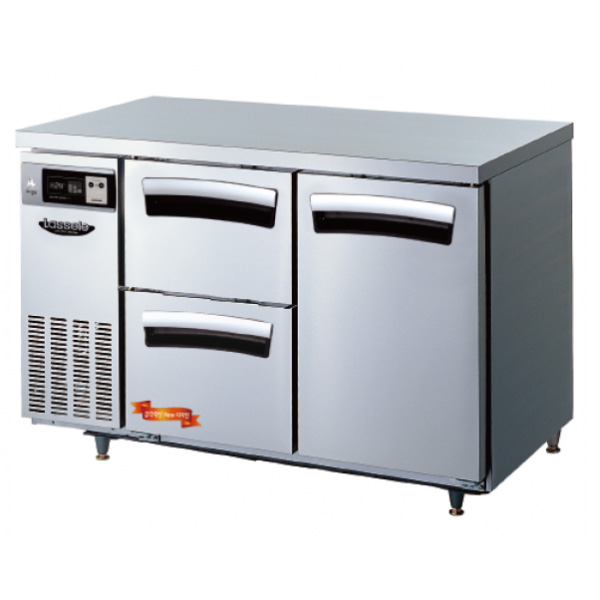 라셀르 우유서랍 냉장테이블 1200 서랍2 일반1 LT-1224R-DS
