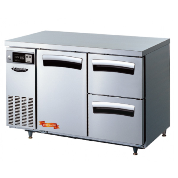 라셀르 우유서랍 냉장테이블 1200 일반1 우서랍2 LT-1224R-SD