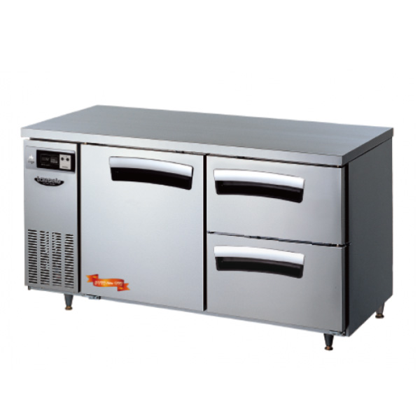 라셀르 우유서랍 냉장테이블 1500 일반1 서랍2 LT-1524R-SD