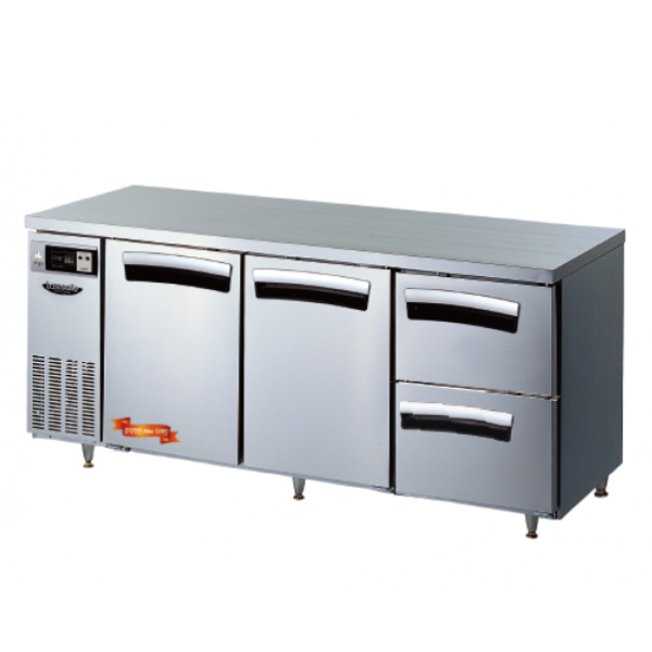 라셀르 우유서랍 냉장테이블 1800 일반2 서랍2 LT-1834R-SSD