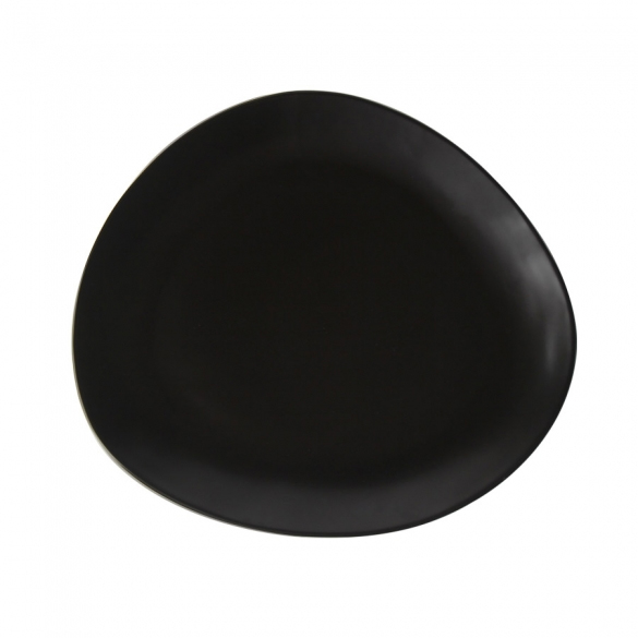 조약돌 접시 29.5cm 블랙