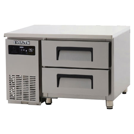 에버젠 낮은서랍식테이블냉장고 900 간냉식 올스텐 디지털 UDS-9DIE2