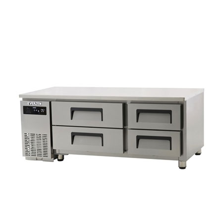 에버젠 낮은서랍식테이블냉장고 1500 직냉식 올스텐 디지털 UDS-15DDE2