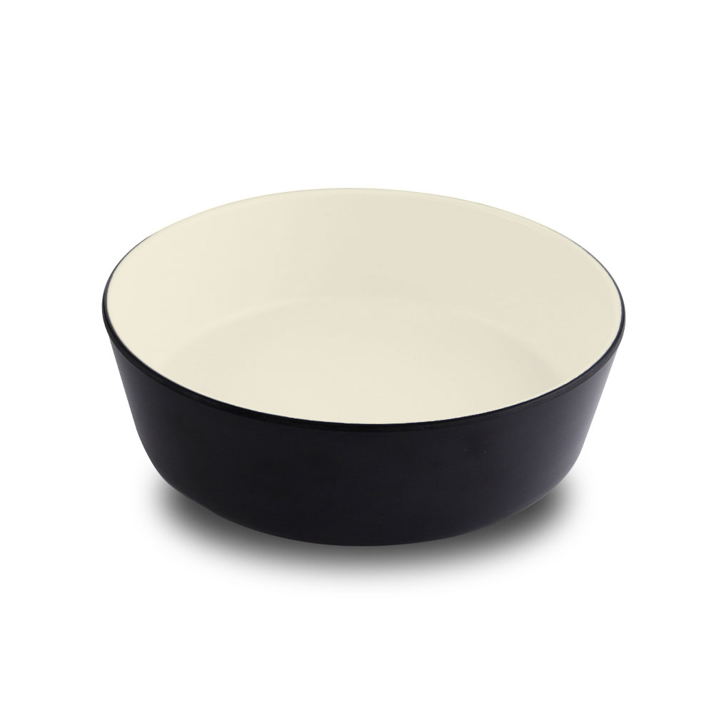 이더멜라민 메탈 이중밀크 허브접시볼(210)