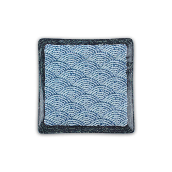 DOLSAN 돌산멜라민 파도 정사각접시 4호