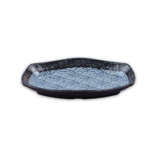 DOLSAN 돌산멜라민 파도 수타원접시 특대