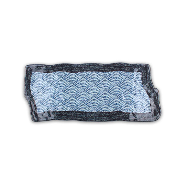 DOLSAN 돌산멜라민 파도 고목직사각접시