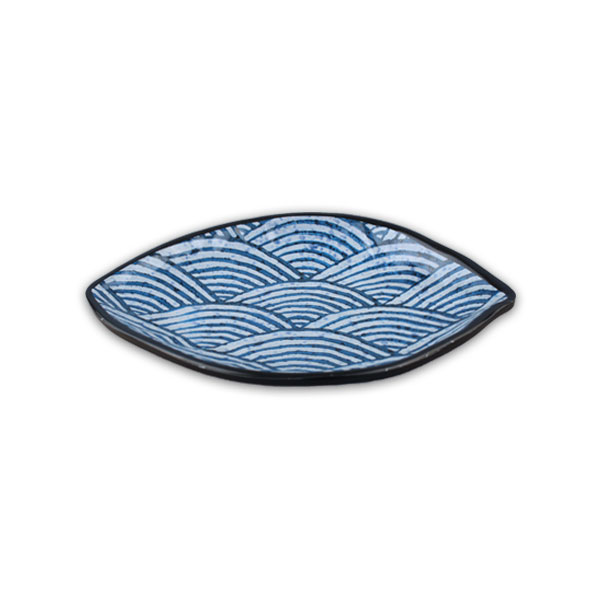 DOLSAN 돌산멜라민 파도 립스끼다시접시